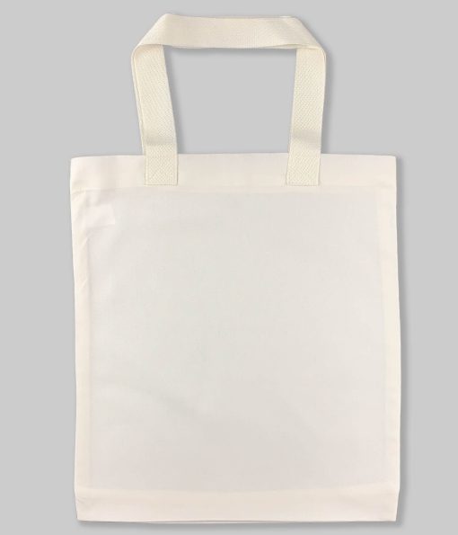 Blank cotton off white tote bag