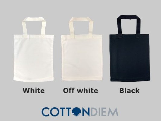Blank cotton tote bags for screen printing