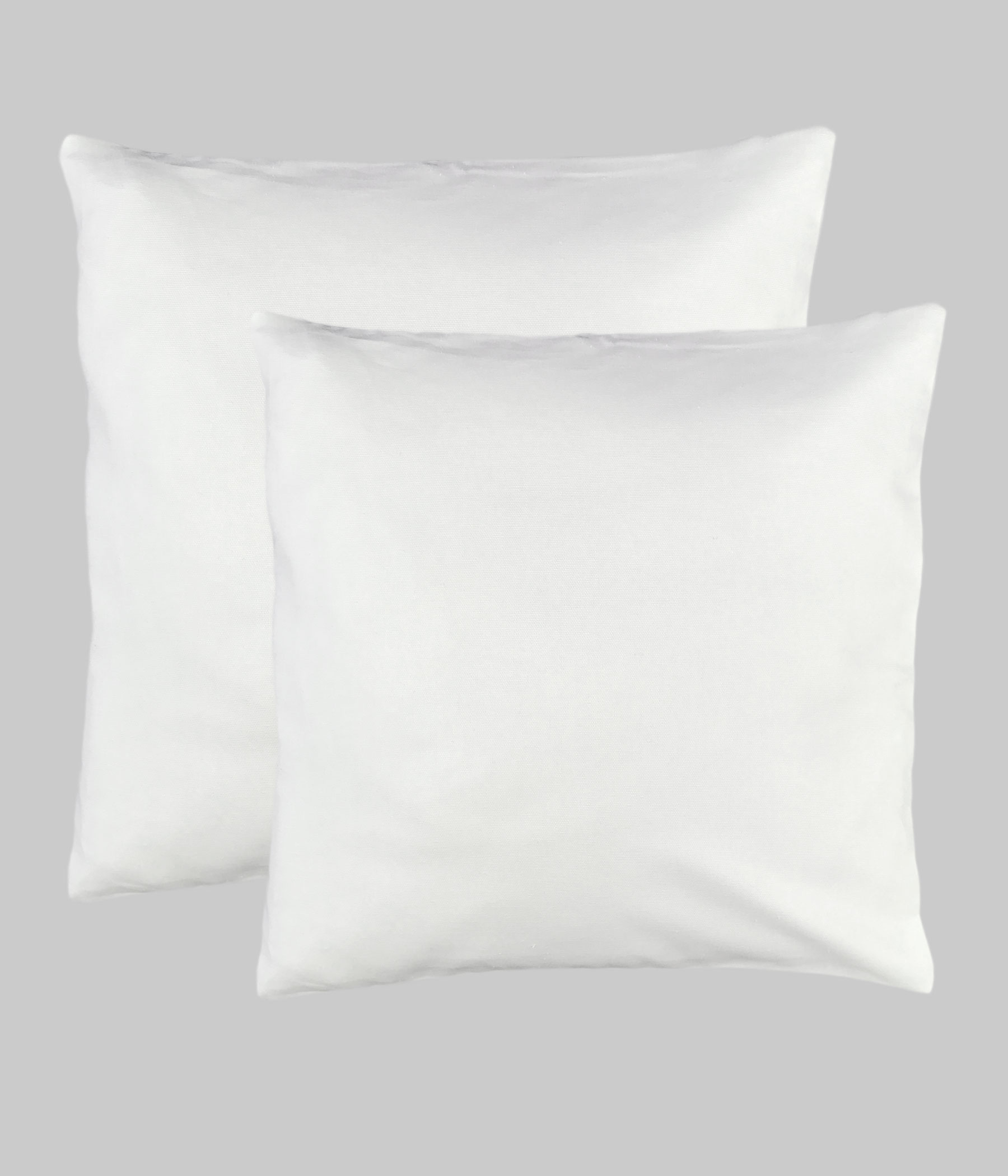 Blank white cushion covers group photo