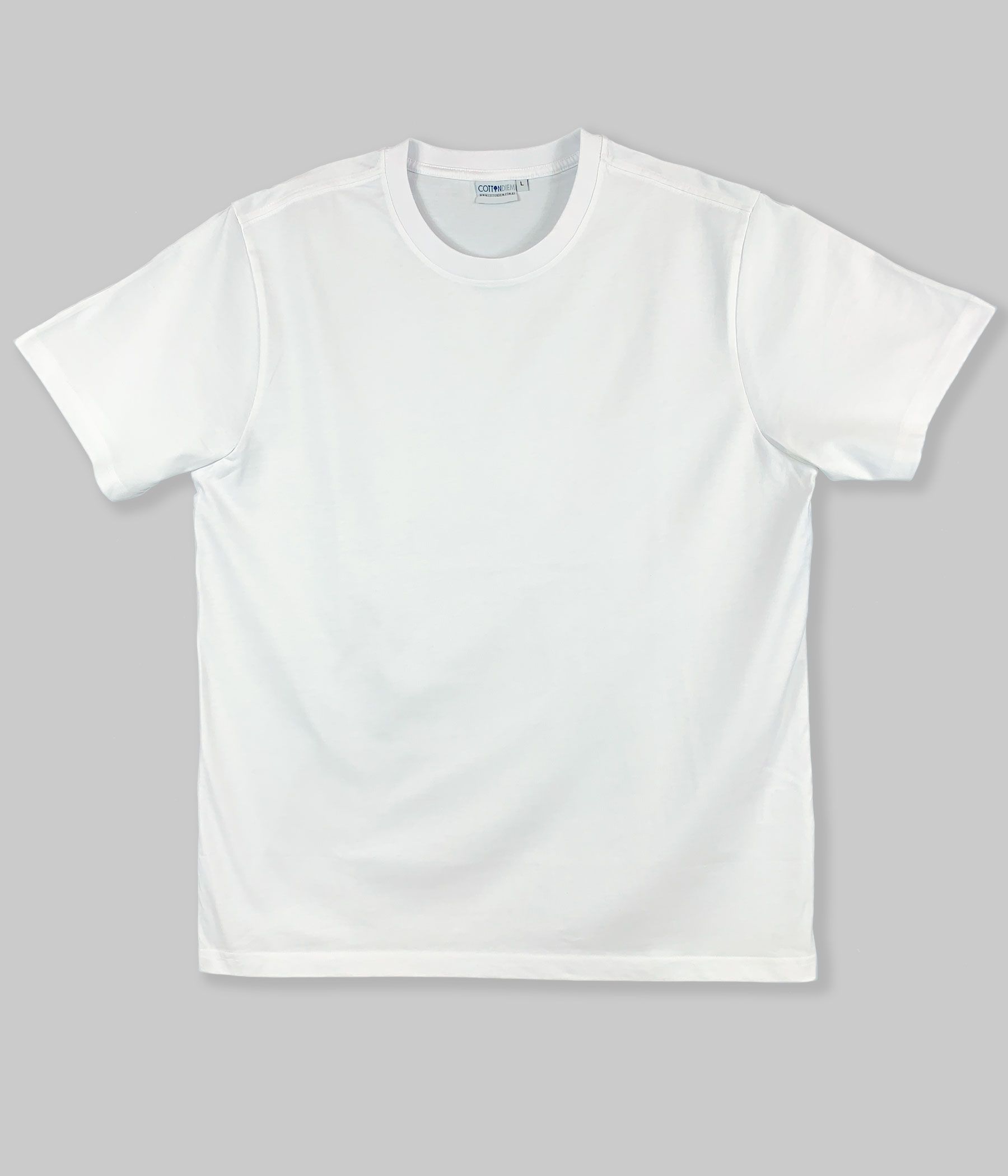 Adesso Man Cotton T-shirt White | lupon.gov.ph