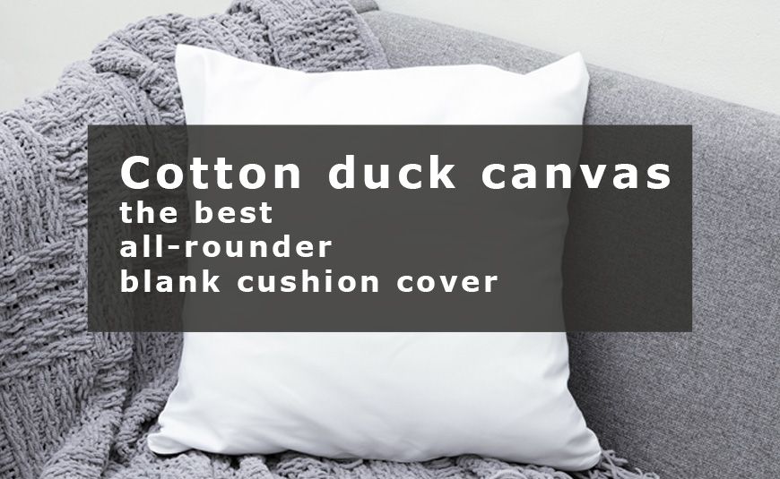 Duck cotton blank cushion covers