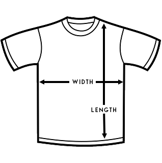T-shirt size image